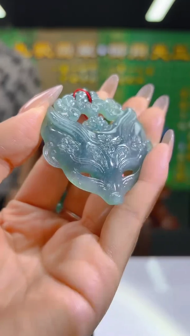 定制翡翠未镶嵌0618/Y/发其一件/仿古