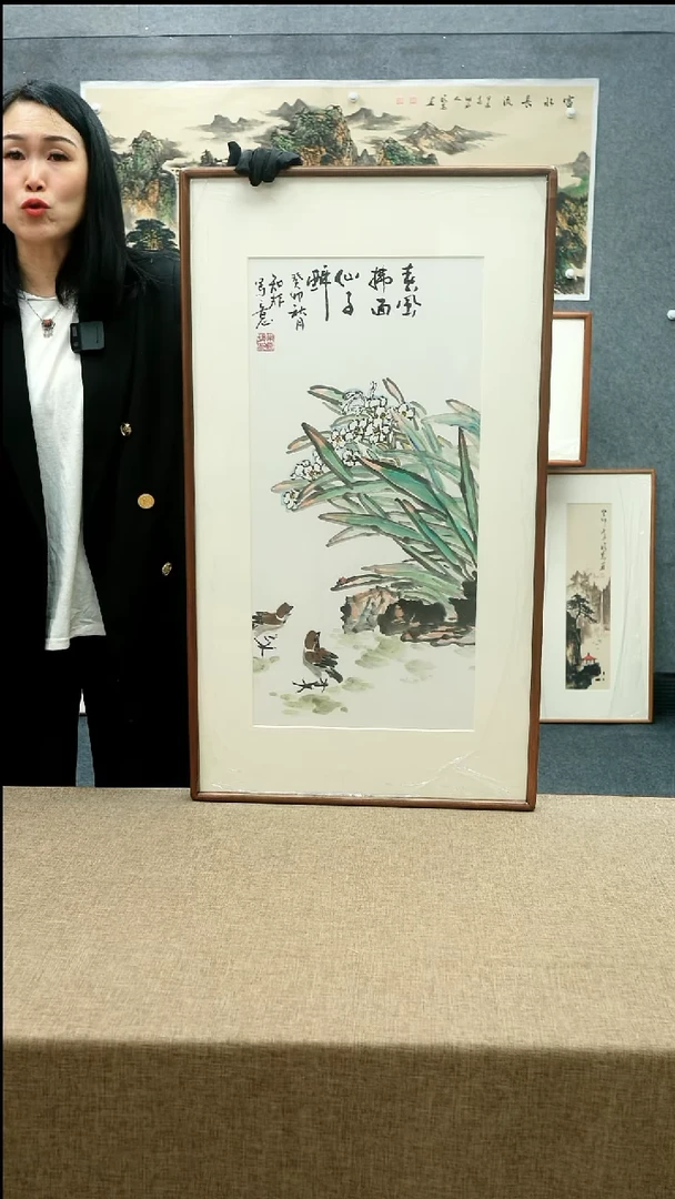 【闪购商品】国画52*92知非老师花鸟