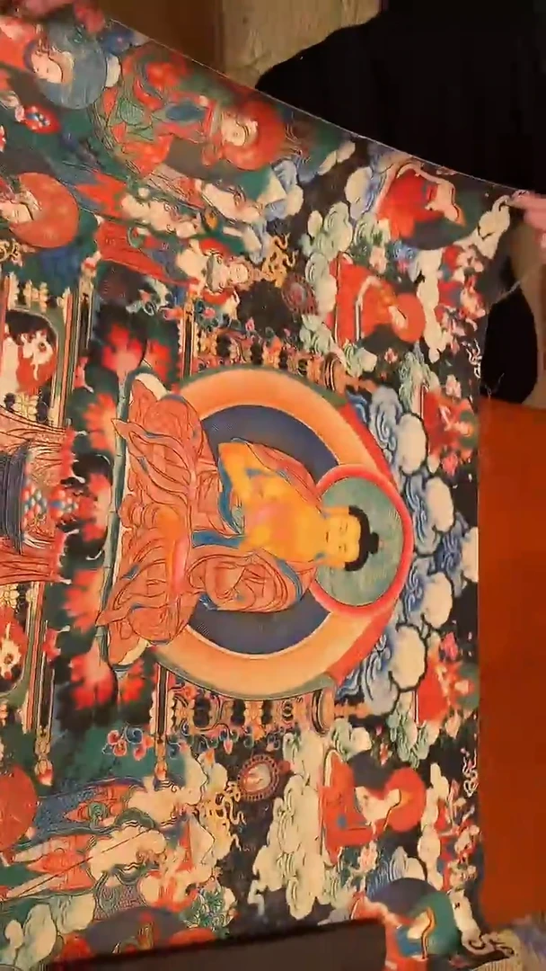 装裱画精美唐卡tk16047