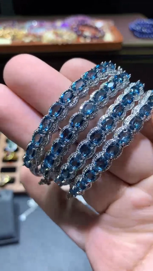 【闪购商品】托帕石半镯未镶嵌K149【多样性发其一】