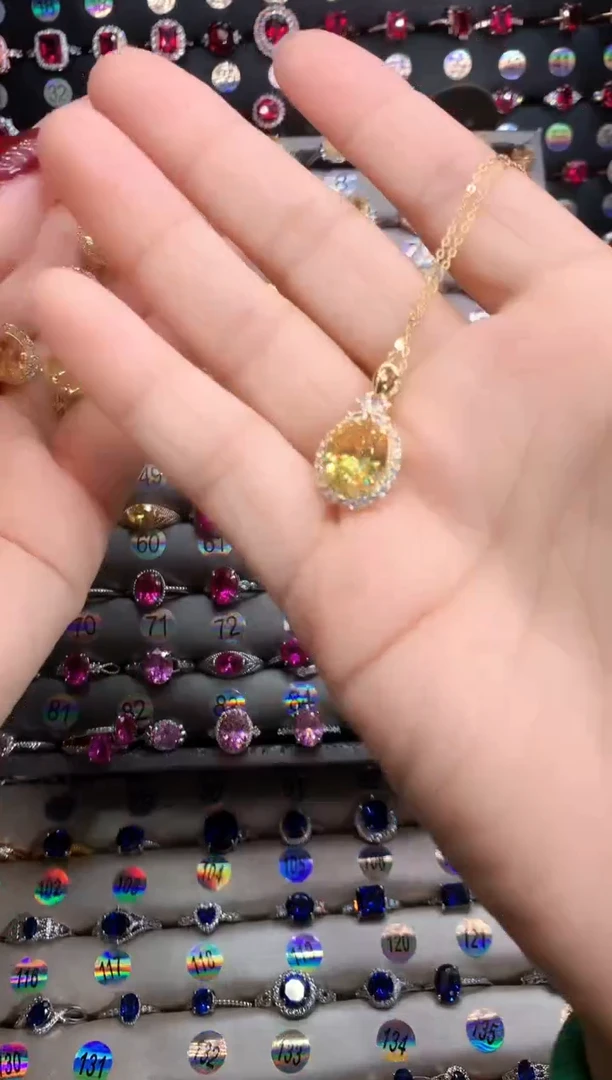 【闪购商品】水晶颈饰银S925镶嵌111111