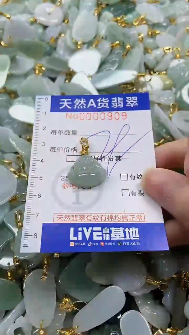 颈饰未镶嵌翡翠纯天然a货翡翠