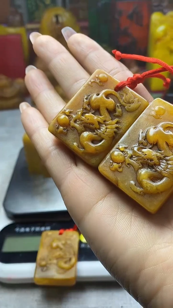 寿山石印石纯天然篆刻石料（一单一件随机发）