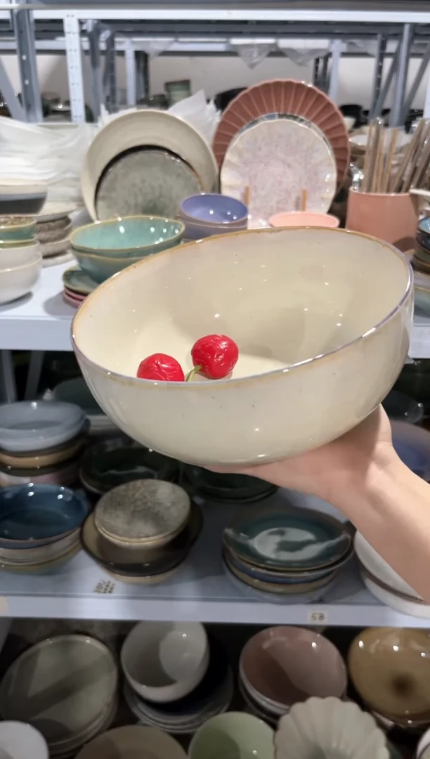 【闪购商品】瓷片外贸尾货瑕疵满20包邮X 汤碗F