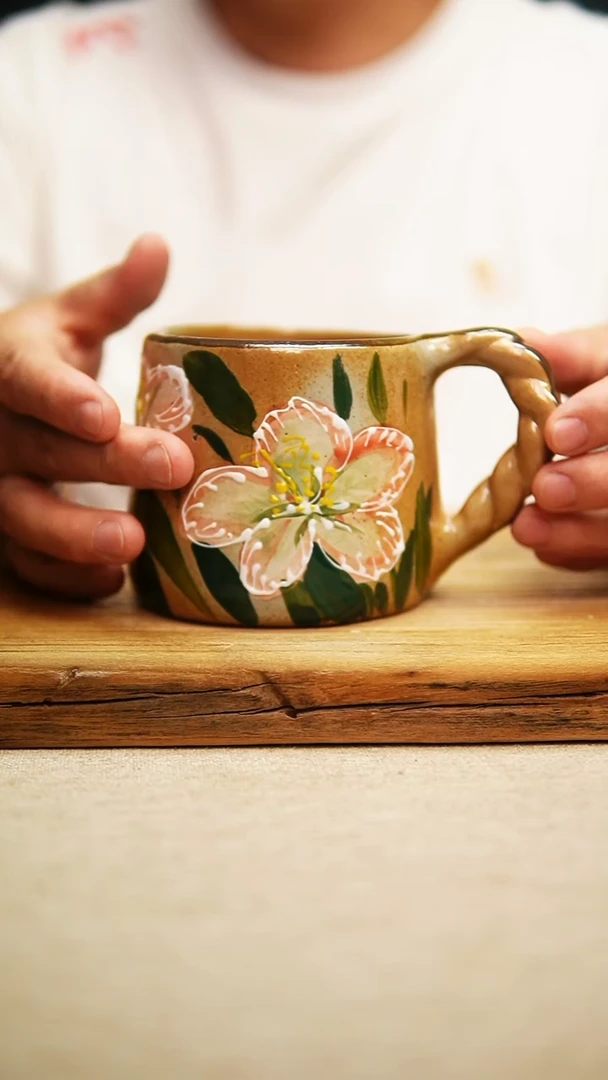 @@陶园瓷舍@@纯手工手绘@高温釉下彩