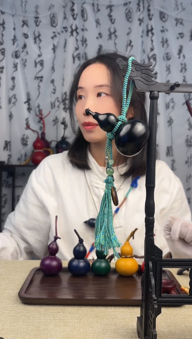 大漆葫芦挂件----027