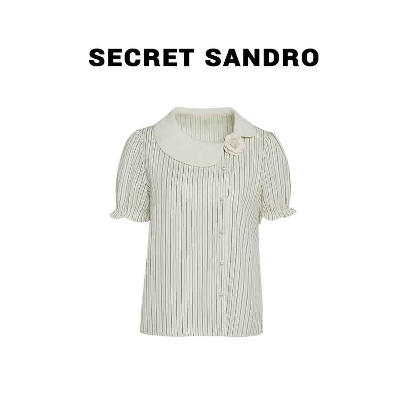 【山茶花】Secret Sandro 楚楚  上衣 S55226133C