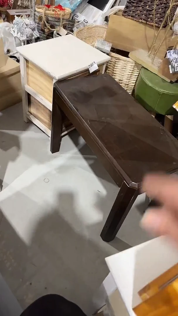 样品单品孤品榉木60组装鞋凳