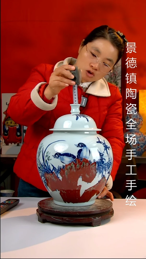 摆件陶瓷景德镇陶瓷 全场手工手绘