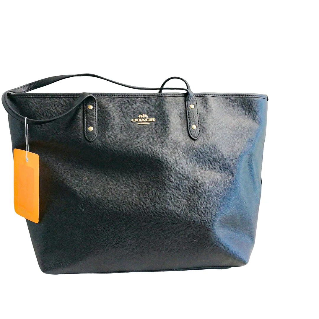 95新 COACH/蔻驰 coach  黑色大托特包  a0222115