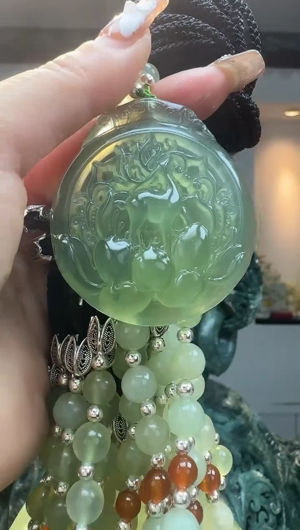 【闪购商品】岫玉颈饰未镶嵌180一鹿有你【半珠链】