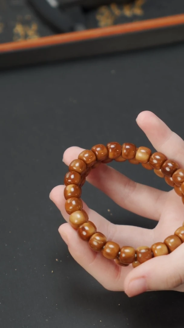 紫金鼠手串实心库克老型9