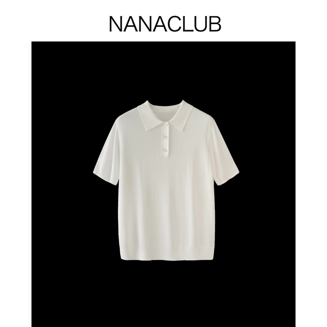 NANACLUB带给你前所未有体感 桑蚕丝莱赛尔Polo衫 薄如蝉翼超舒服