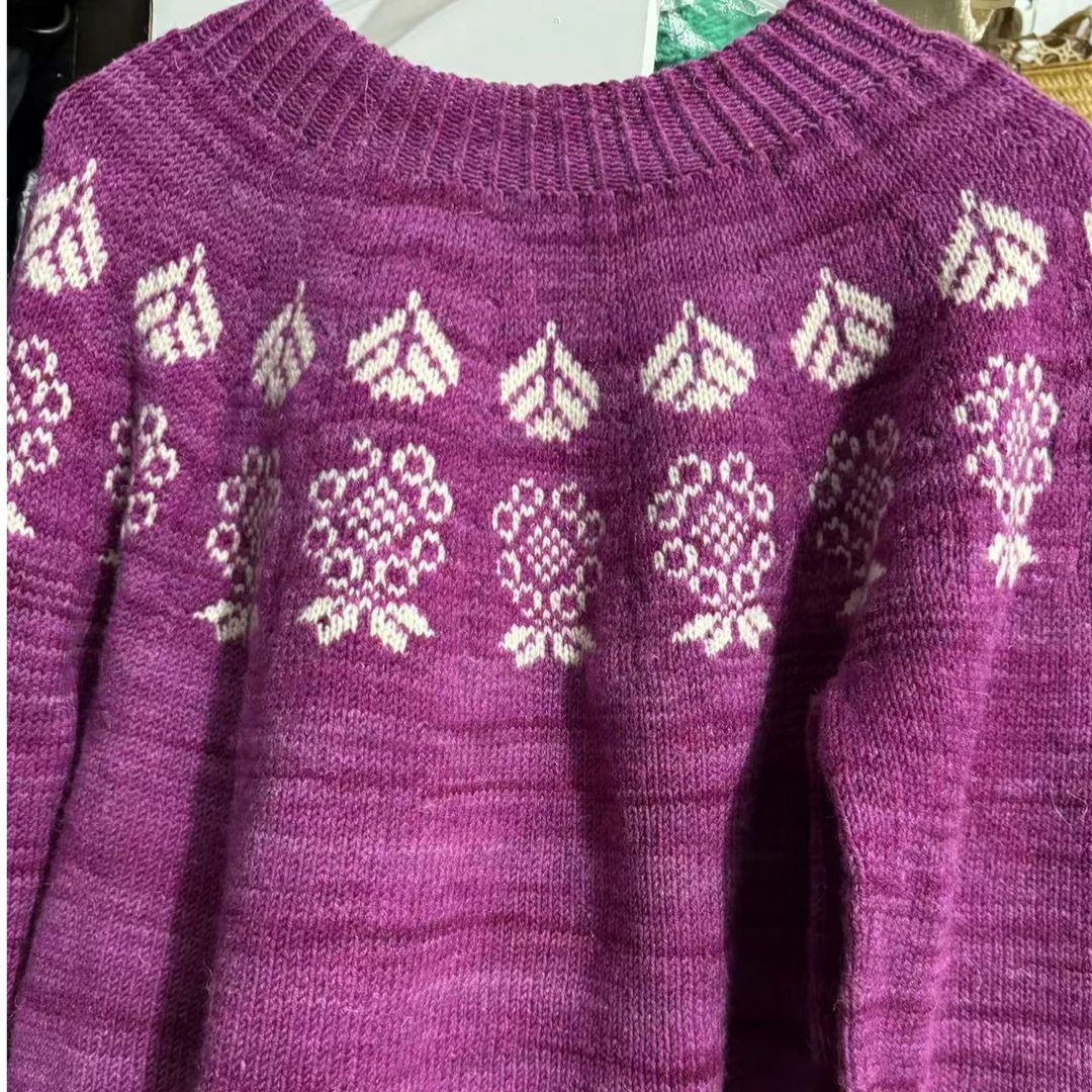 卡卡手作 【霜花】 材料包1609羊毛线 手工棒针编织DIY编织