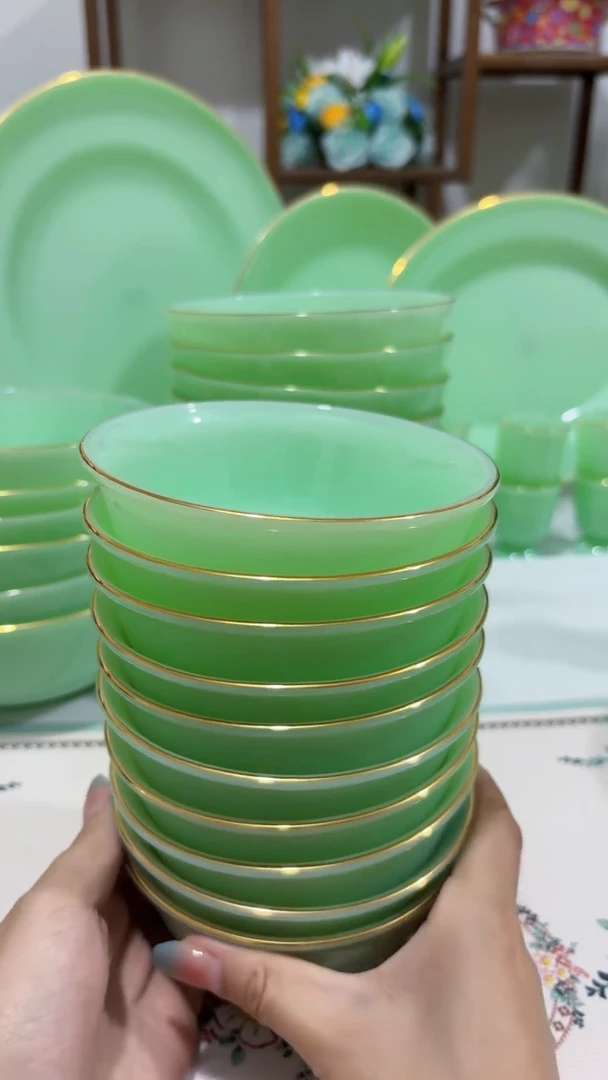 4.5英寸玉瓷碗10个口径11.5厘米