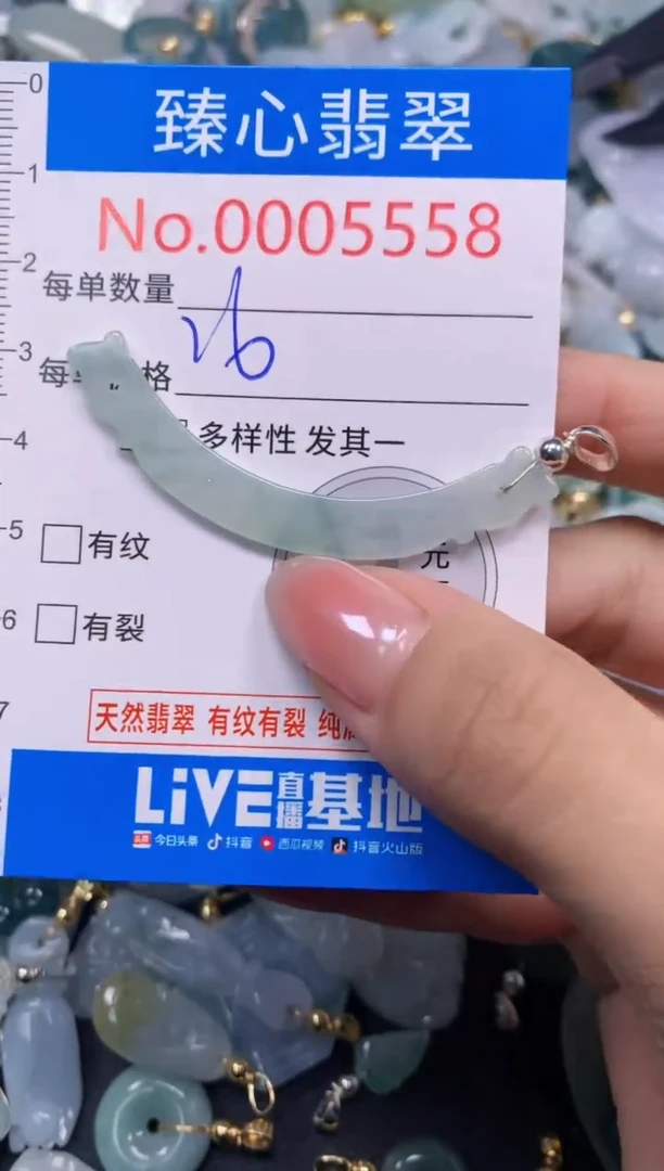 吊坠(不含链)未镶嵌翡翠5558