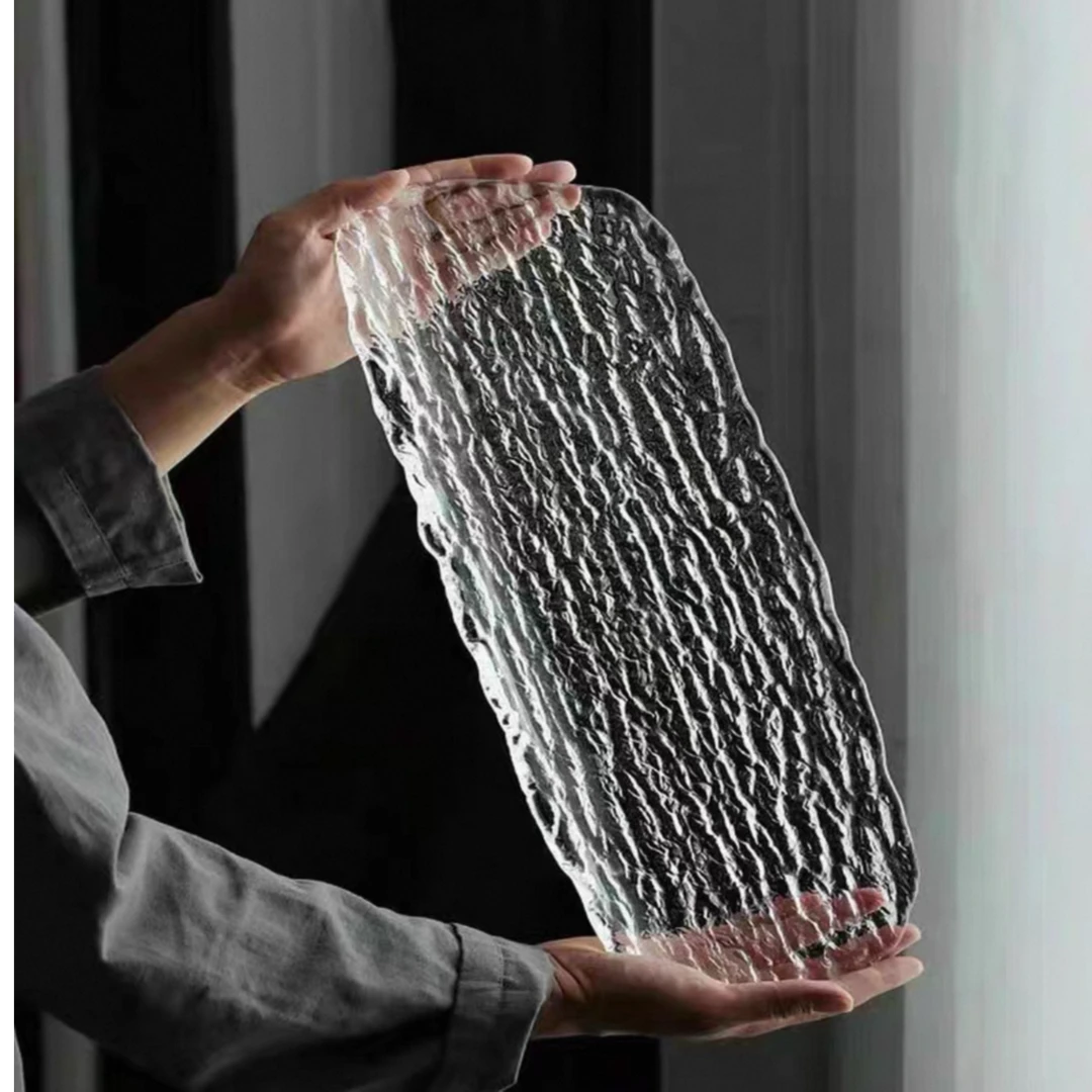 【精泓堂】托盘年终福利发放【水纹陶瓷逸璃干泡台】轻奢茶盘茶台家用