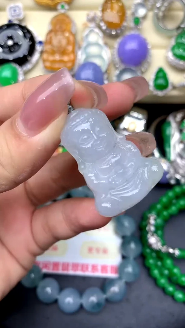颈饰未镶嵌翡翠80-中国好珍宝