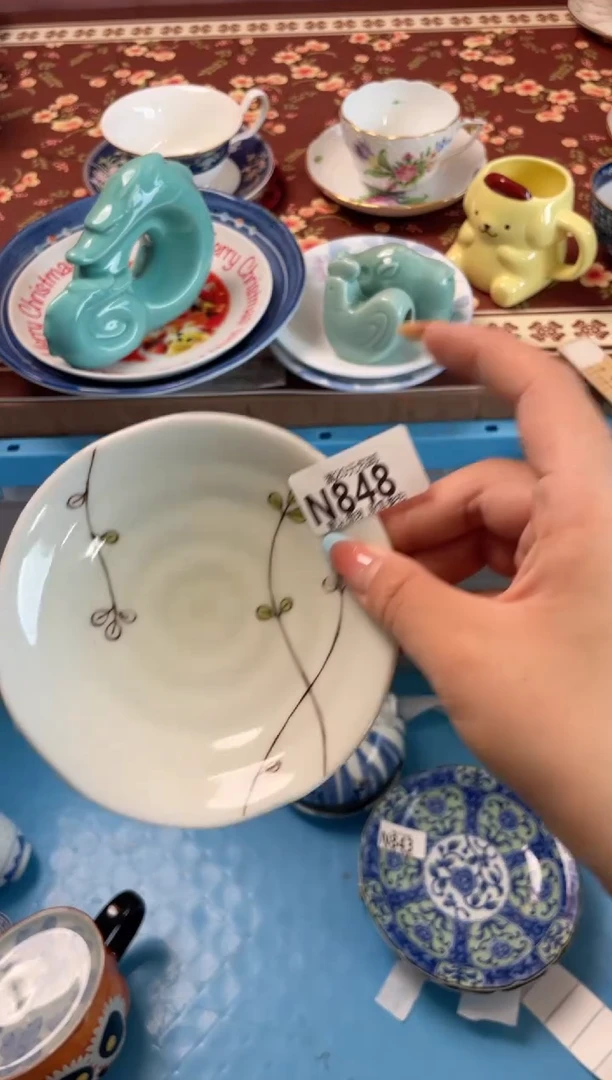瓷片仙***W瓷器瓷器N848