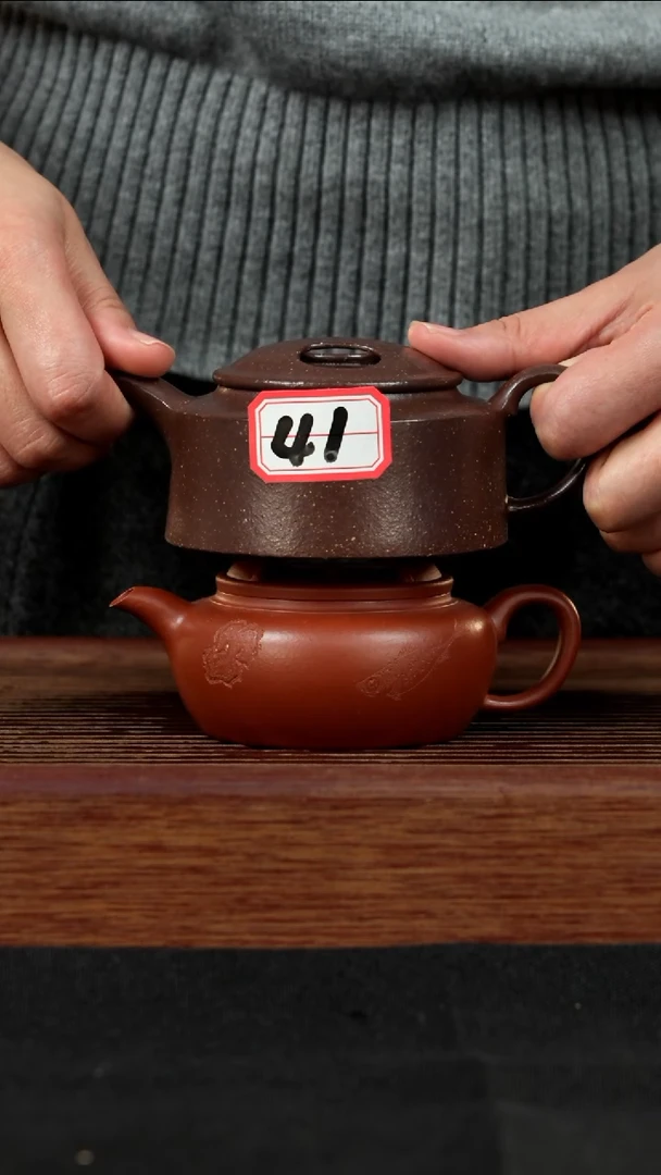 【闪购商品】紫砂茶壶紫砂壶41号姚+范牛盖