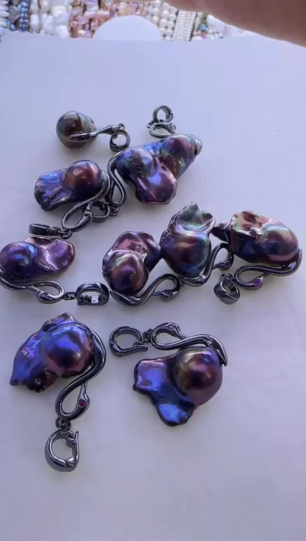 未镶嵌淡水珍珠吊坠<不含链>172多样性发货  发其一