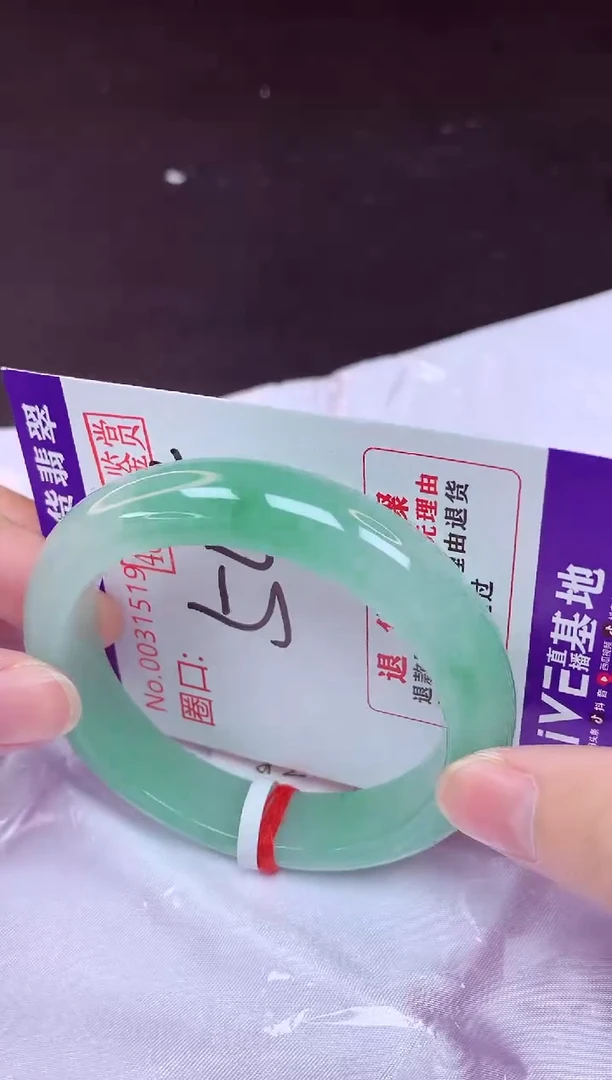 未镶嵌手镯翡翠54（48小时鉴赏期 ）