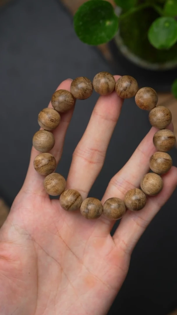 手串沉香L618-2菩萨棋老料13/14g