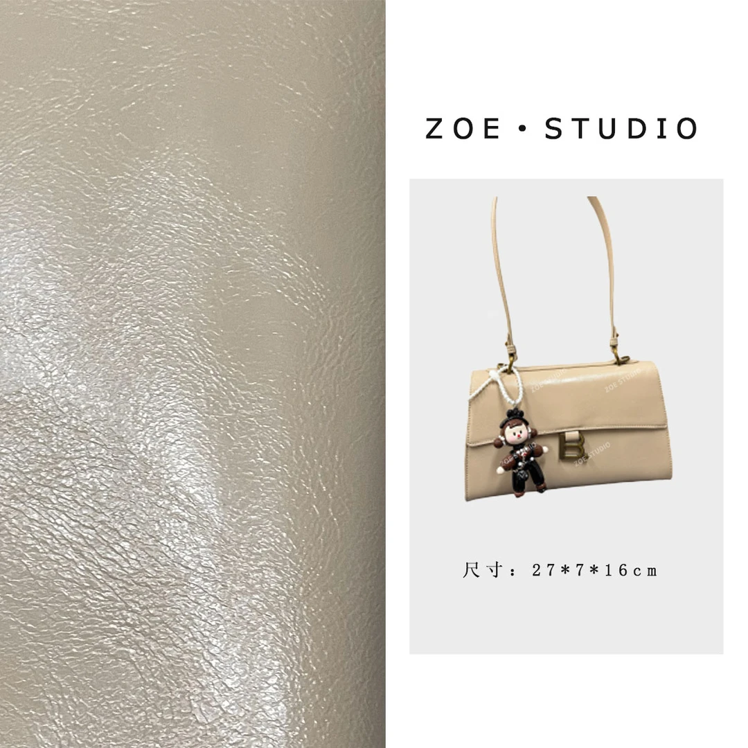 【佐伊甄选】QYX-9689-1-沙砾色轻奢女士时尚气质单肩斜跨包包