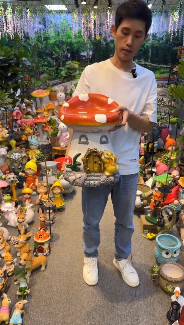 无花朵花园庭院摆件&00&