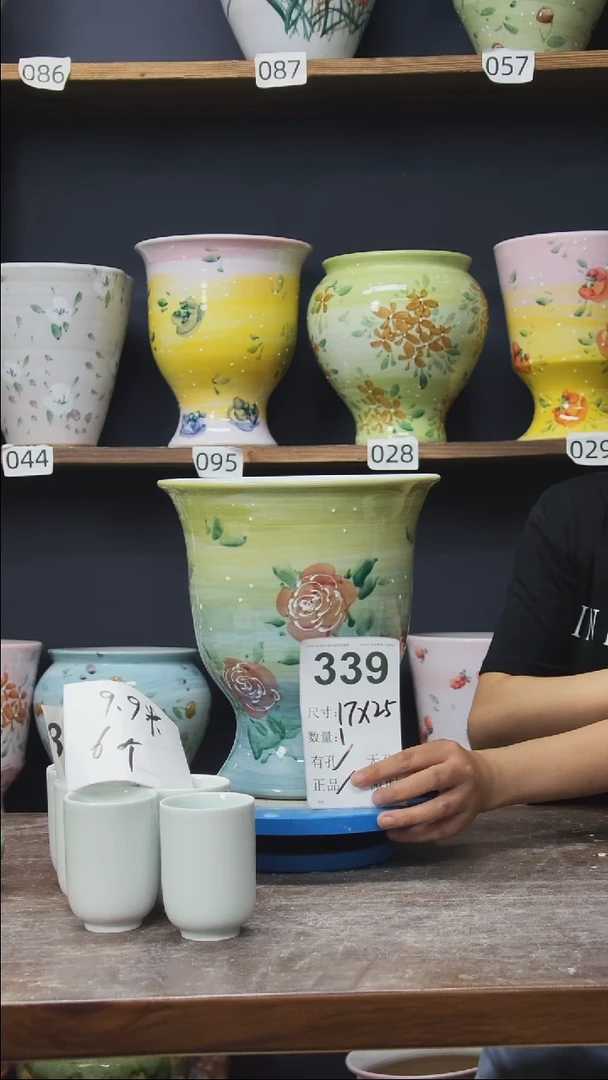 摆件景德镇花盆默认微瑕339