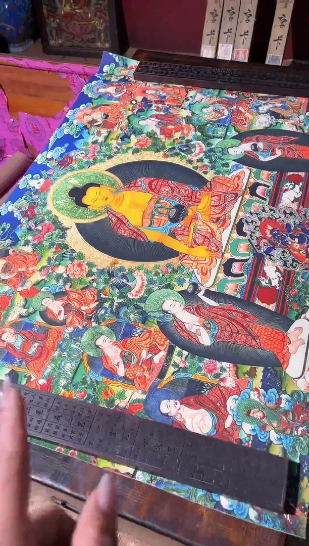 卷轴画东东唐卡tk16