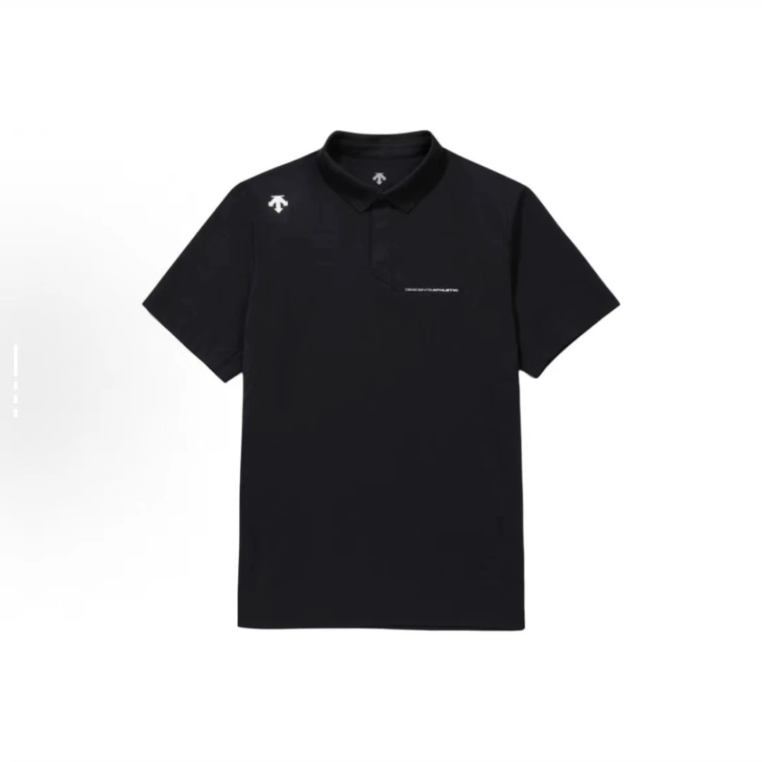 DESCENTE/迪桑特 徽标速干Polo领短袖Polo衫 TPS21
