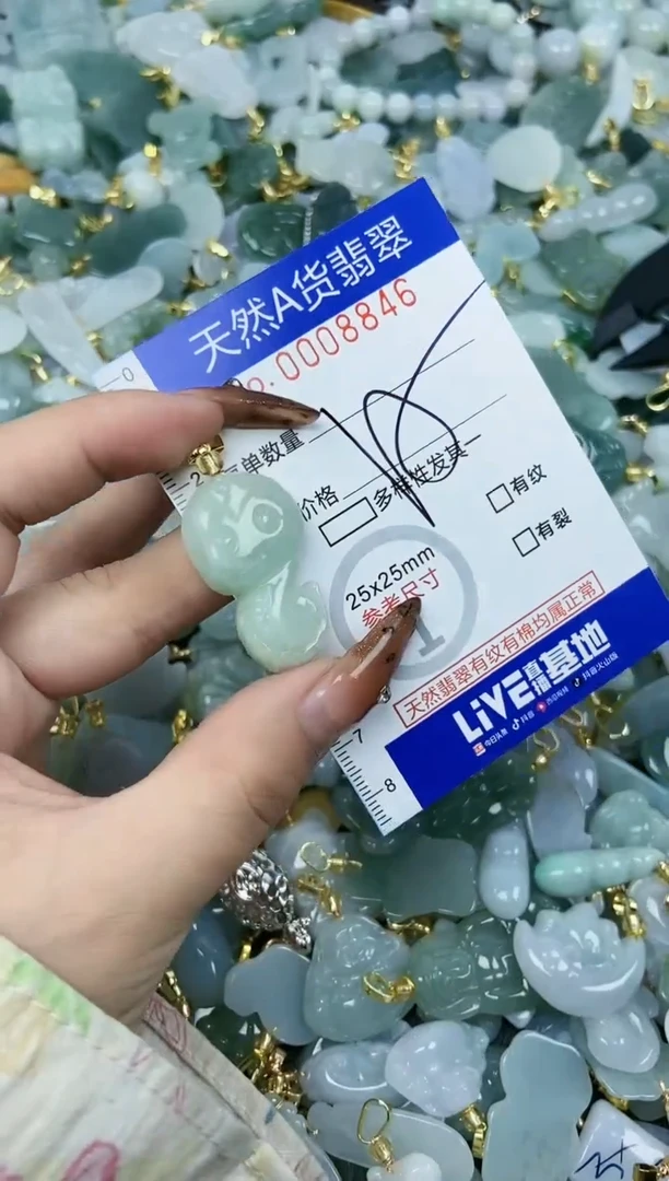 【闪购商品】翡翠颈饰未镶嵌天然A货翡翠