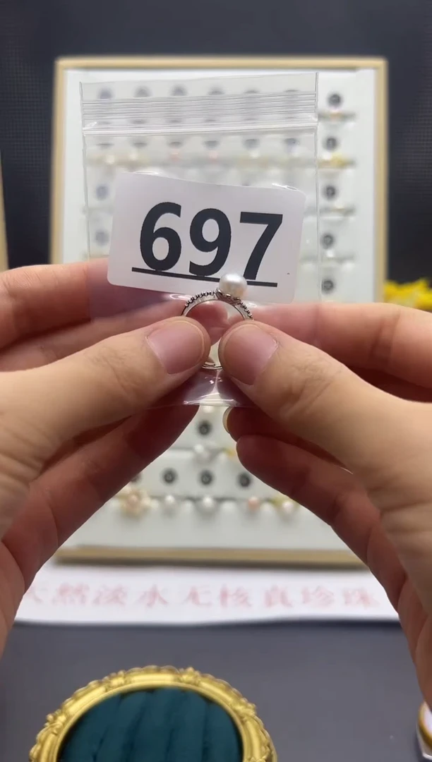 合金淡水珍珠珠宝奇石697