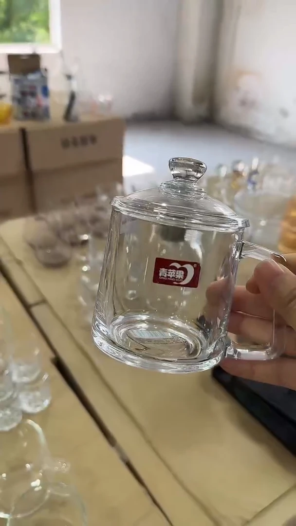 水晶玻璃盖子款350毫升