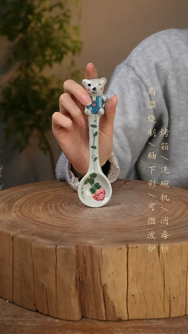 碗瓷景德镇手工手绘高温瓷釉下彩