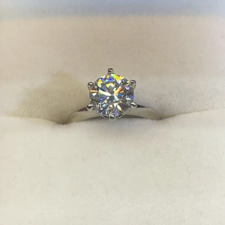 【高定优选】 GSYX  T家六爪戒指2.0CT