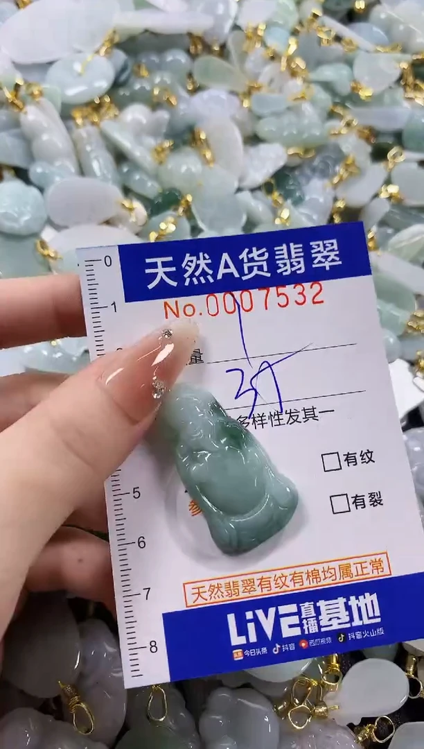 颈饰未镶嵌翡翠天然A货翡翠