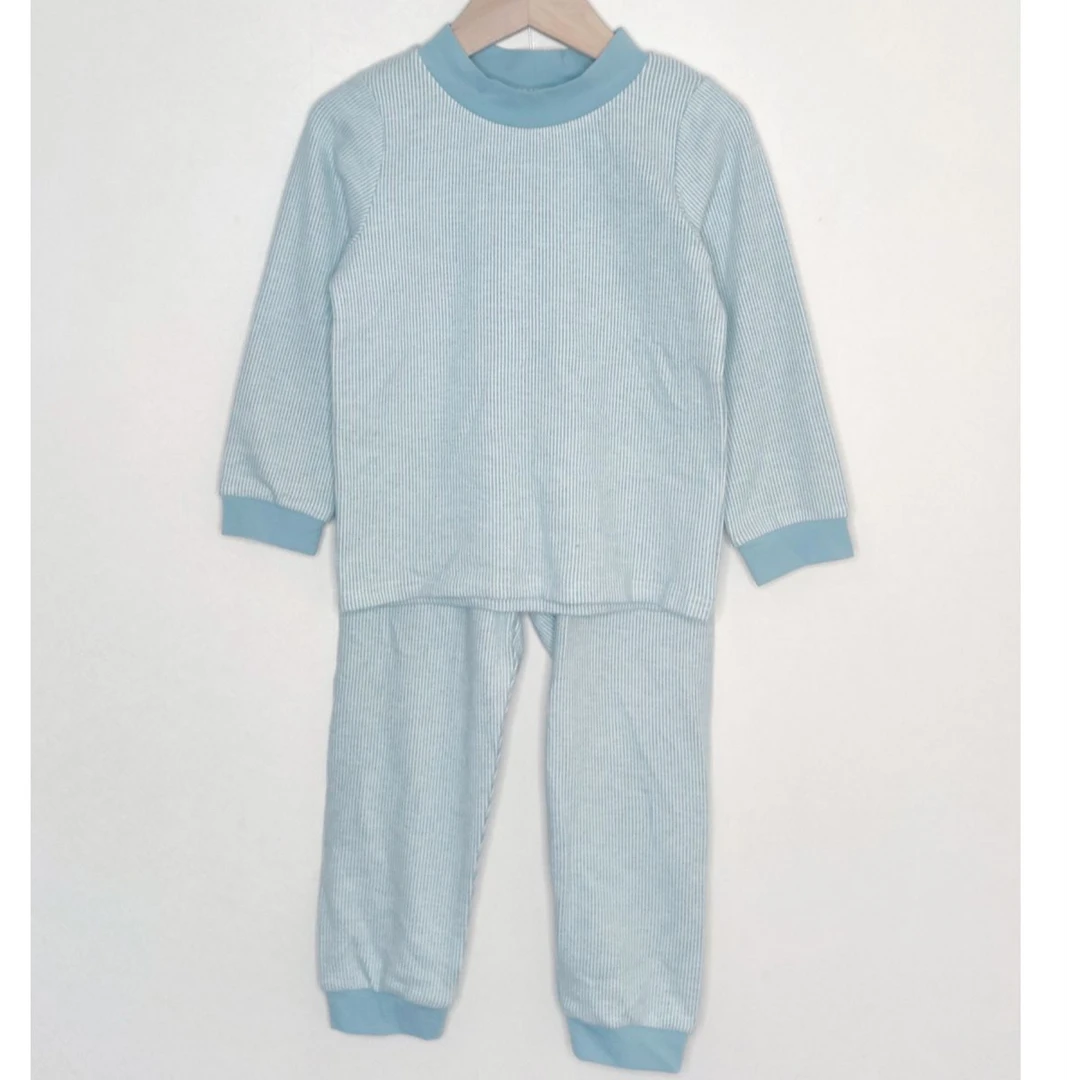 秋冬套装秋衣秋裤棉好穿男童女童针织长袖印花秋衣裤