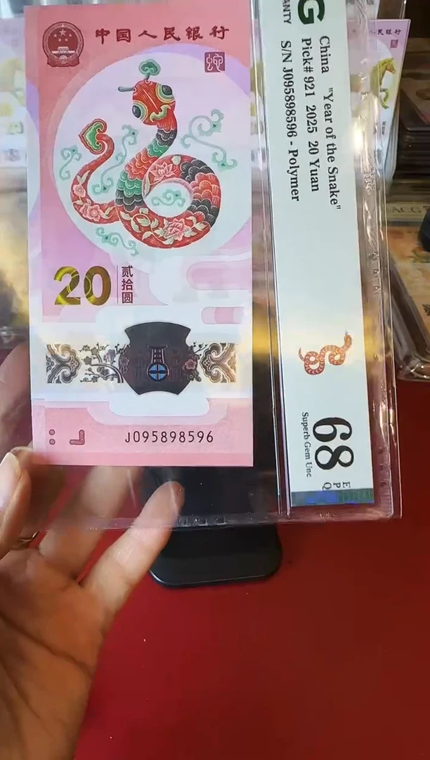 塑料2025 蛇钞 单张 095898596