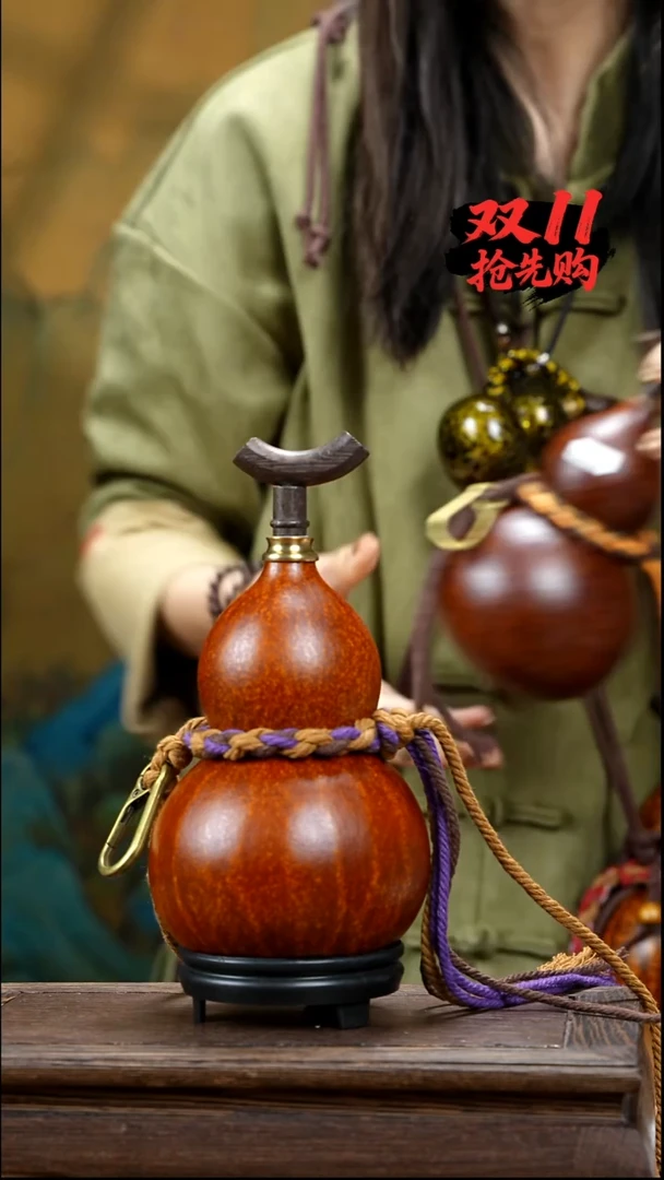 YX009简约大漆款天然酒葫芦