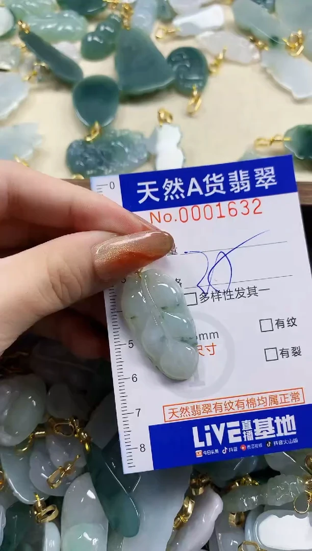 颈饰未镶嵌翡翠天然A货翡翠1