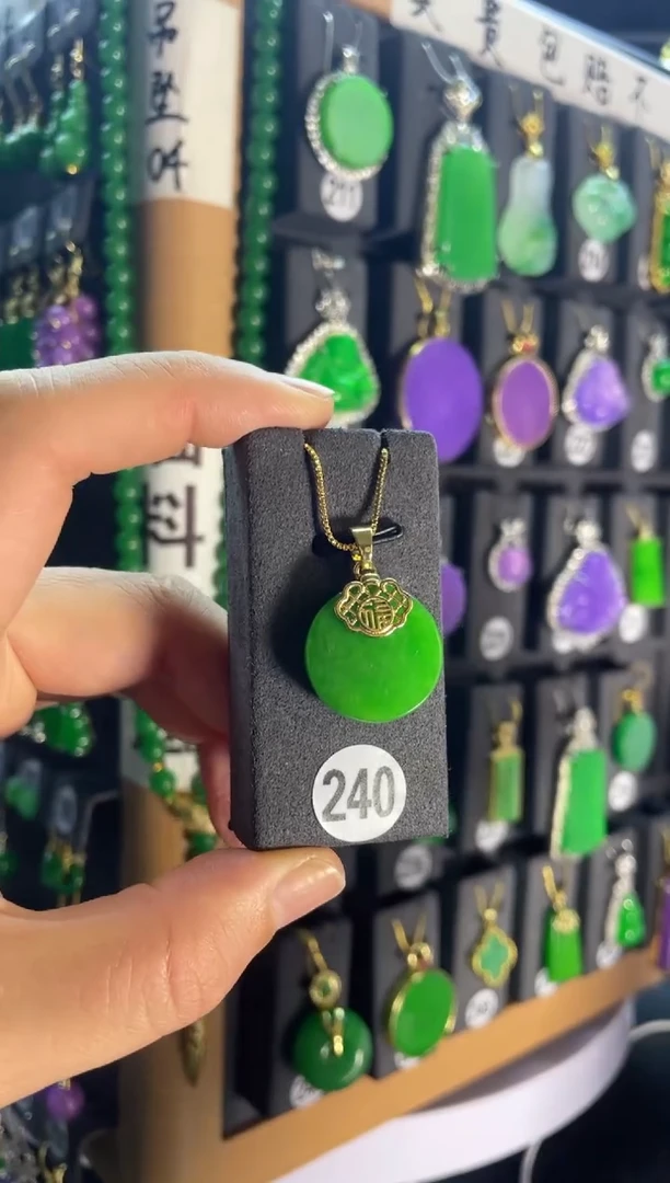 【闪购商品】翡翠耳饰银S925镶嵌240....