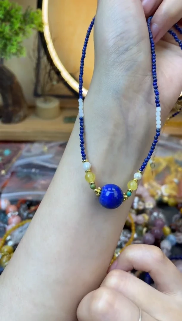 【闪购商品】青金石项链未镶嵌112