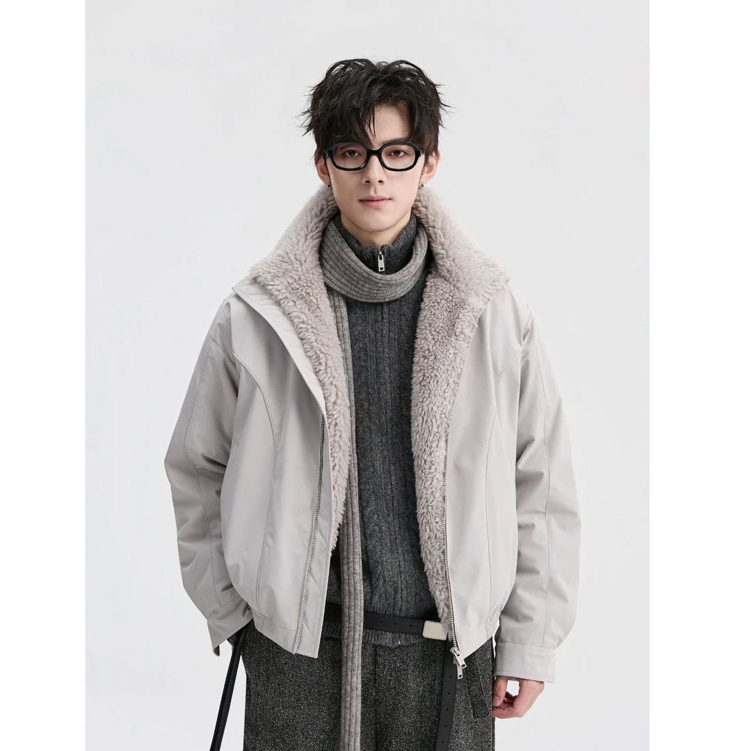HX25新款深冬羽绒短款休闲连帽宽松加绒加厚保暖冬季服K551631