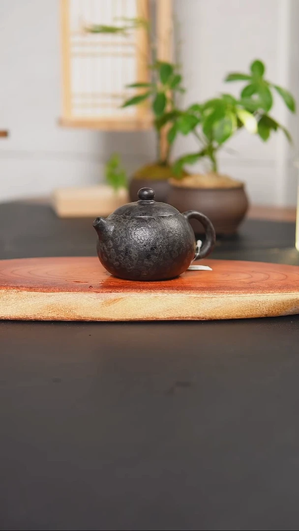 西施壶冰碛岩大鱼仔料/薄胎/庄惠东老师手工作品