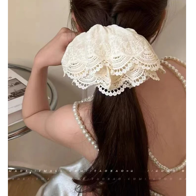 【百搭单品】超仙超大号花边大肠发圈 FQ81830