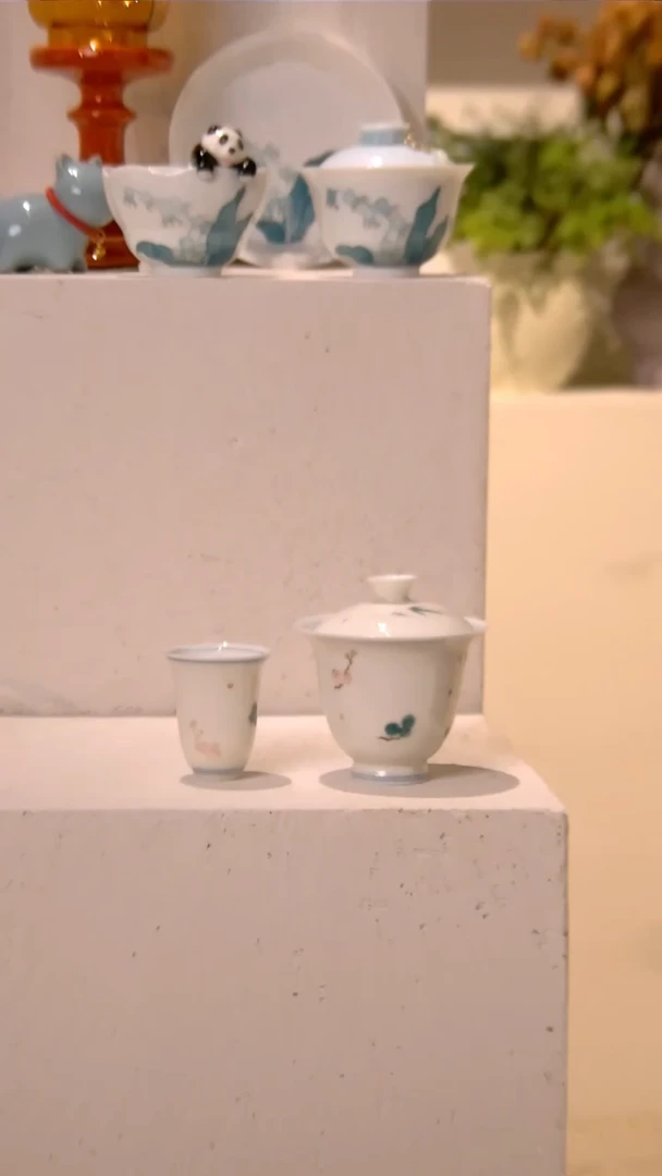 盖碗+茶杯 哈哈哈哈
