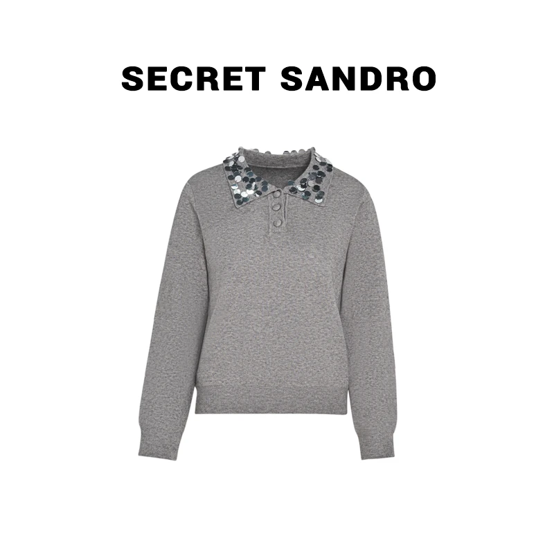 【亮晶晶】Secret Sandro 楚楚 毛针织衫 M25213027Q