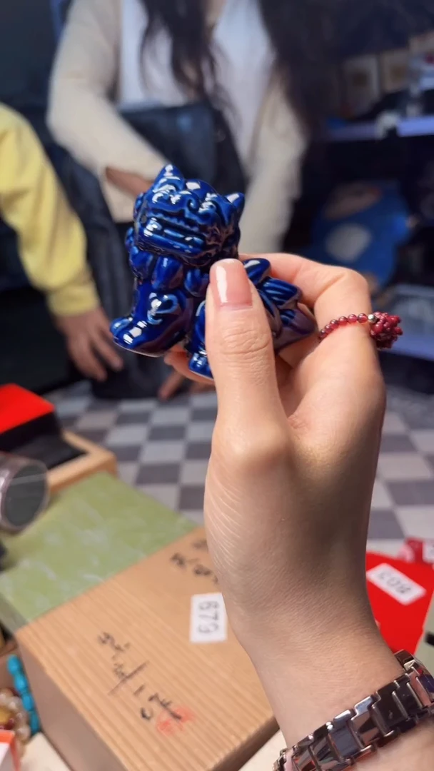 瓷片陶茶666文玩周边多人黑驴